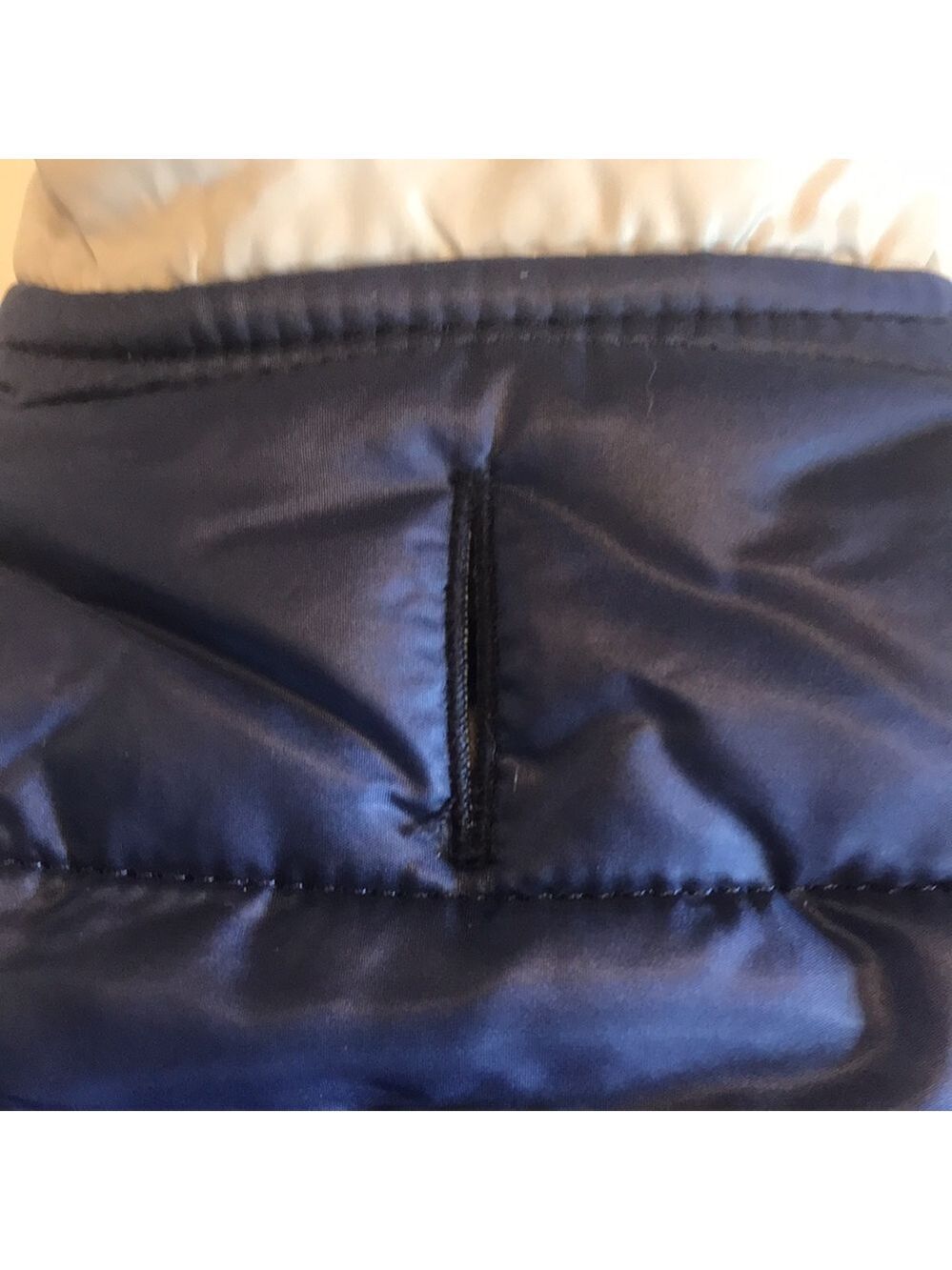 Top Paw Adjustable Dog Puffer Jacket Navy XXS - Picture 6 of 8